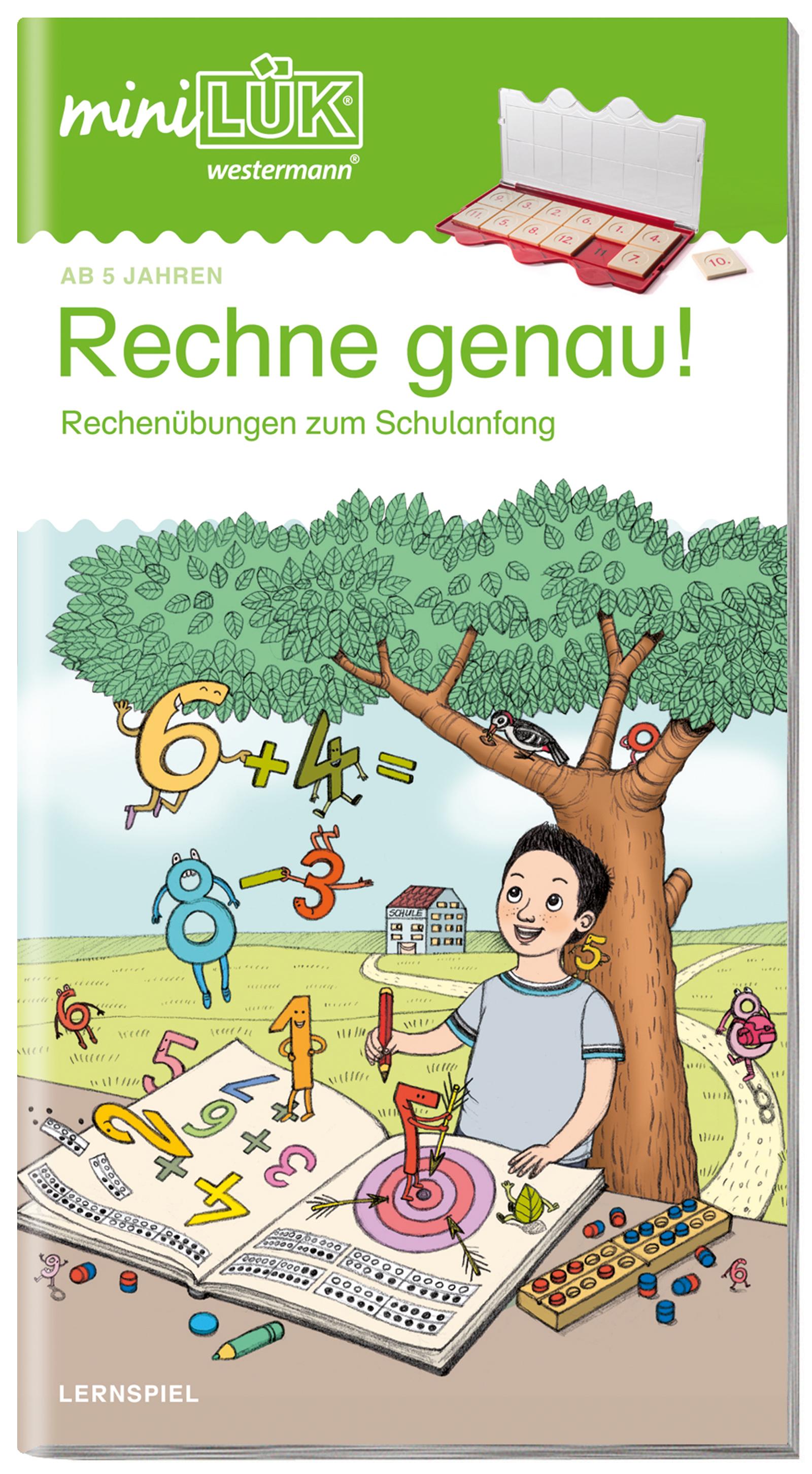 Vorderes Coverbild miniLÜK. Vorschule - Mathematik: Rechne genau!