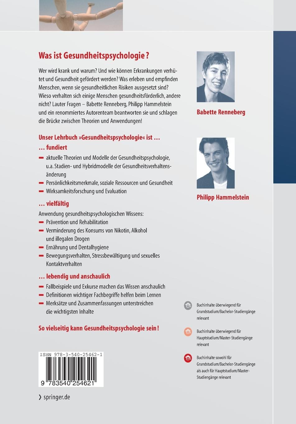 Rückseitencover Gesundheitspsychologie