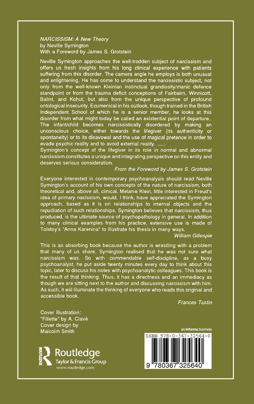 Rückseitencover Narcissism