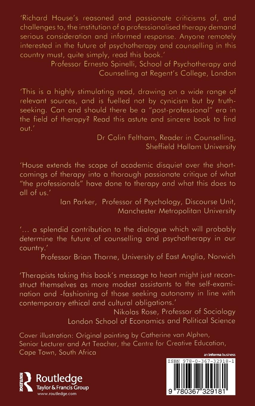 Rückseitencover Therapy Beyond Modernity