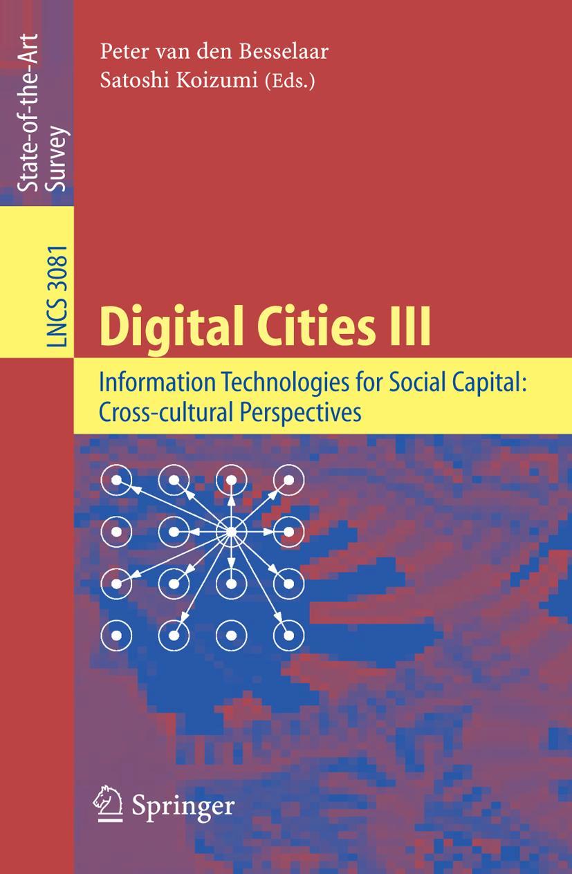 Vorderes Coverbild Digital Cities III. Information Technologies for Social Capital: Cross-cultural Perspectives