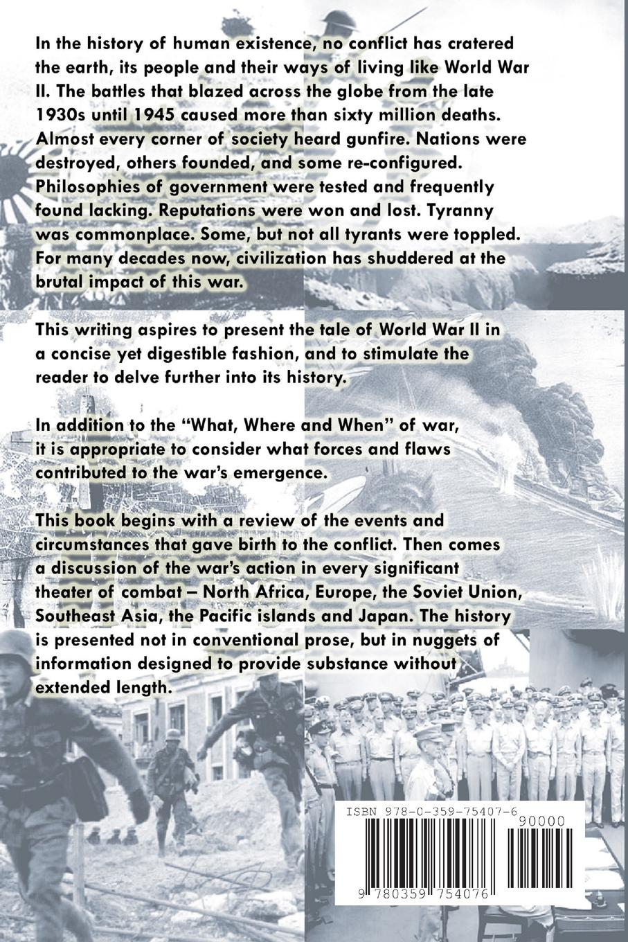 Rückseitencover A Concise History of the Second World War