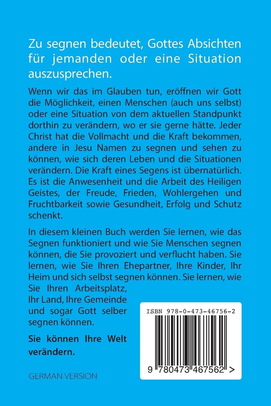 Rückseitencover Die wunderbare Kraft des Segnens