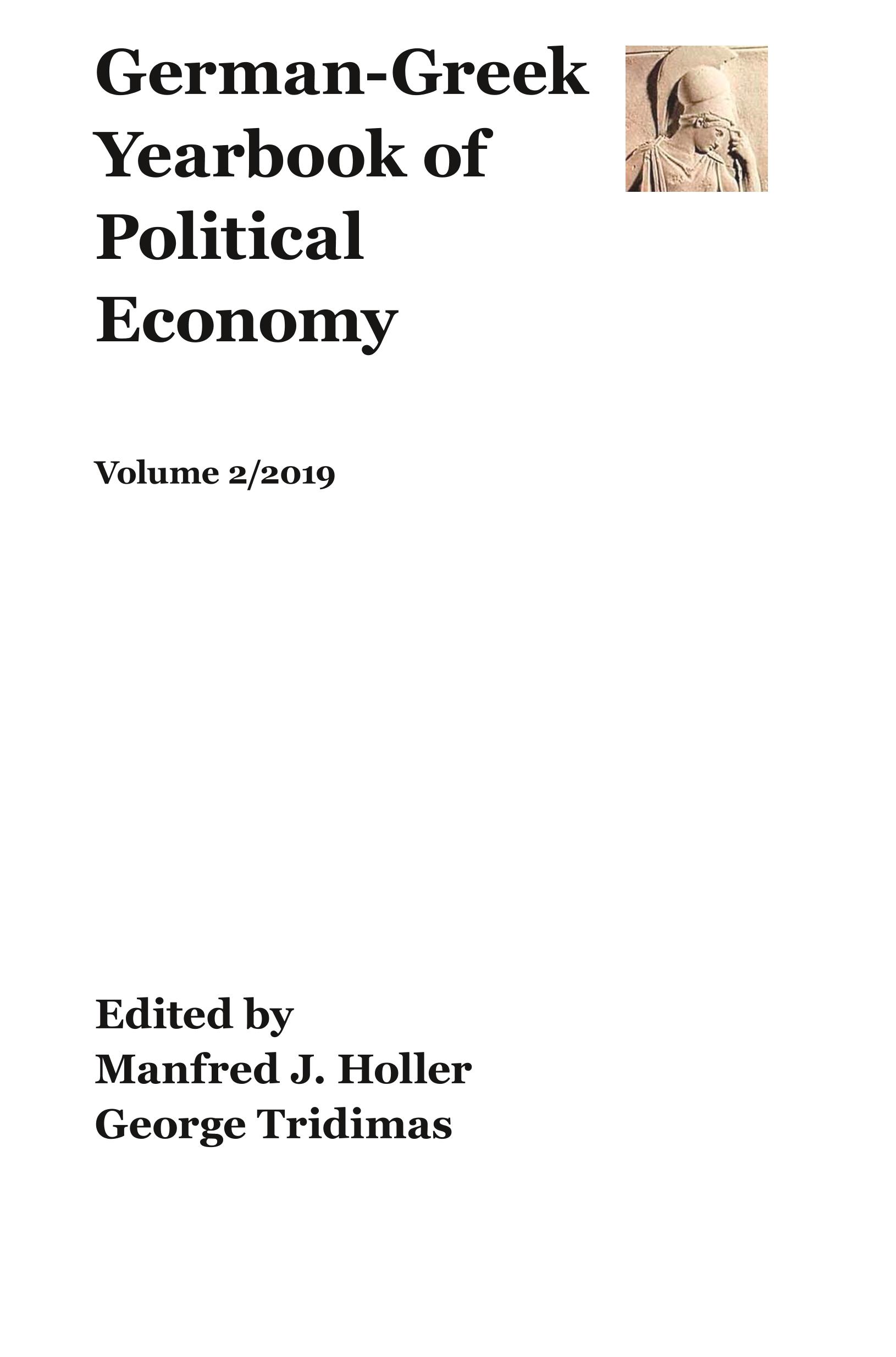 Vorderes Coverbild German-Greek Yearbook of Political Economy´, Volume 2