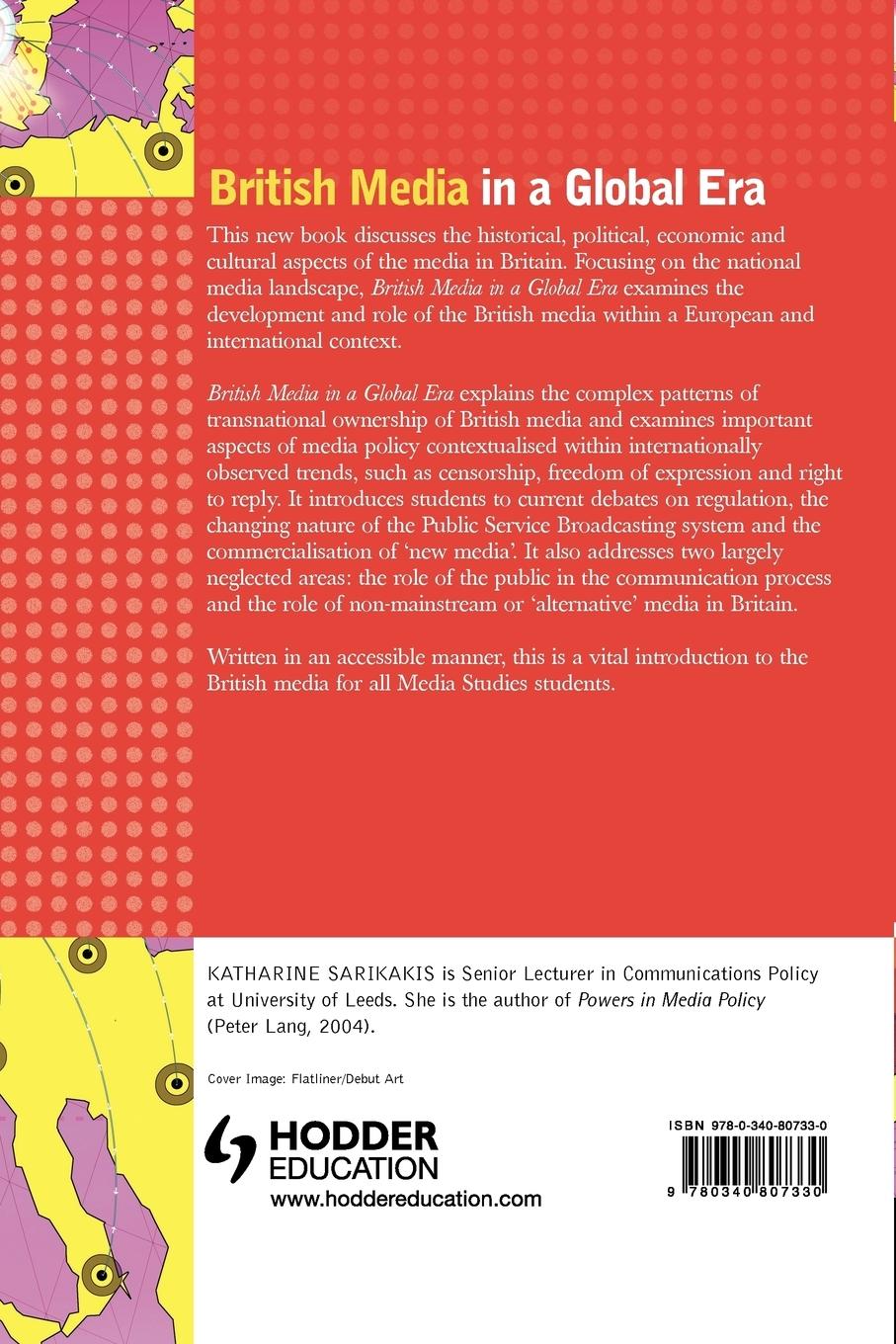 Rückseitencover British Media in a Global Era