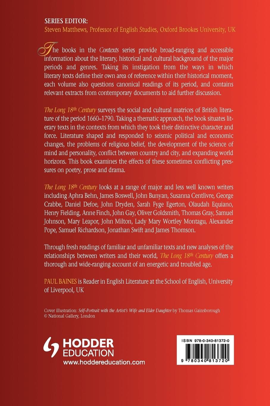 Rückseitencover The Long 18th Century