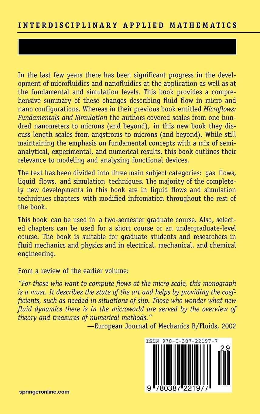 Rückseitencover Microflows and Nanoflows