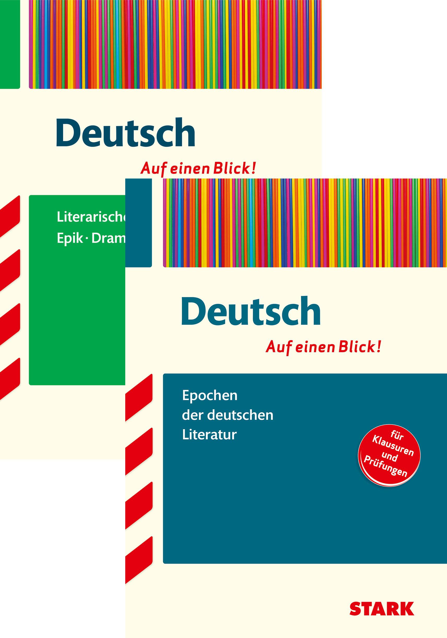 Vorderes Coverbild STARK Auf einen Blick! Deutsch Literatur - Epochen + Gattungen