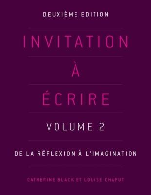 Vorderes Coverbild Invitation à écrire, deuxième édition (Volume 2)
