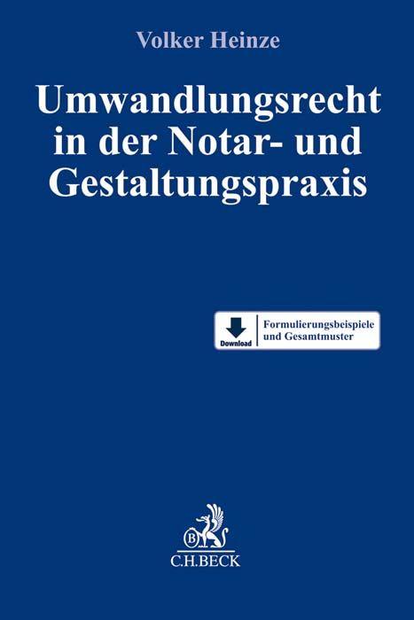 Vorderes Coverbild Umwandlungsrecht in der Notar- und Gestaltungspraxis