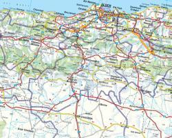 Beispielinhalt (Bild) Algerien 1 : 800 000 / 1 : 2 000 000