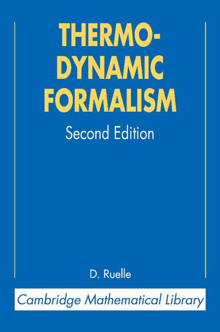 Vorderes Coverbild Thermodynamic Formalism