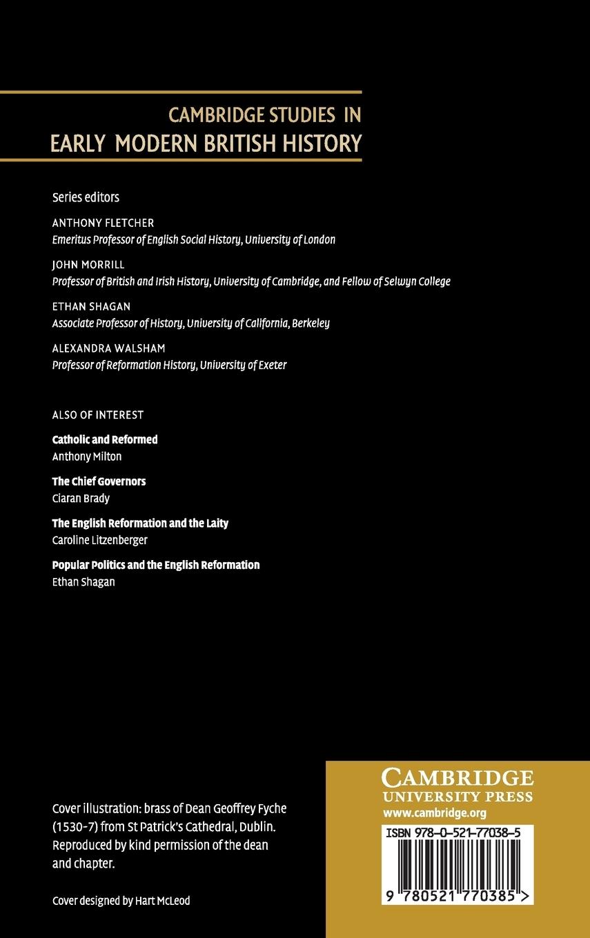 Rückseitencover Enforcing the English Reformation in Ireland