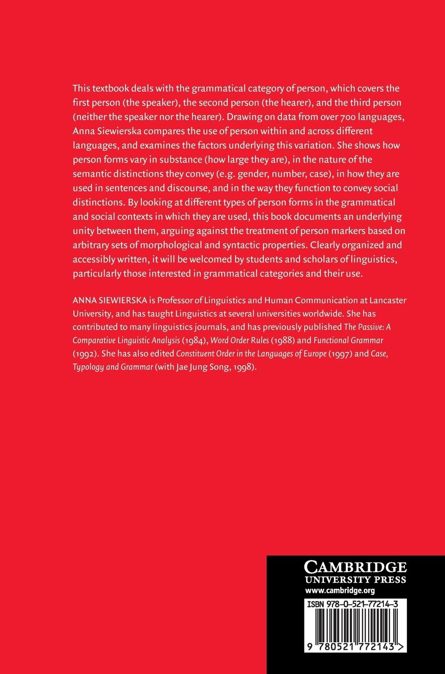 Rückseitencover Person