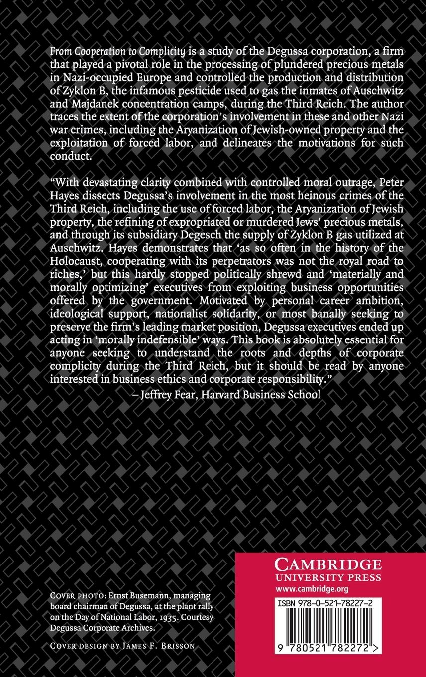 Rückseitencover From Cooperation to Complicity