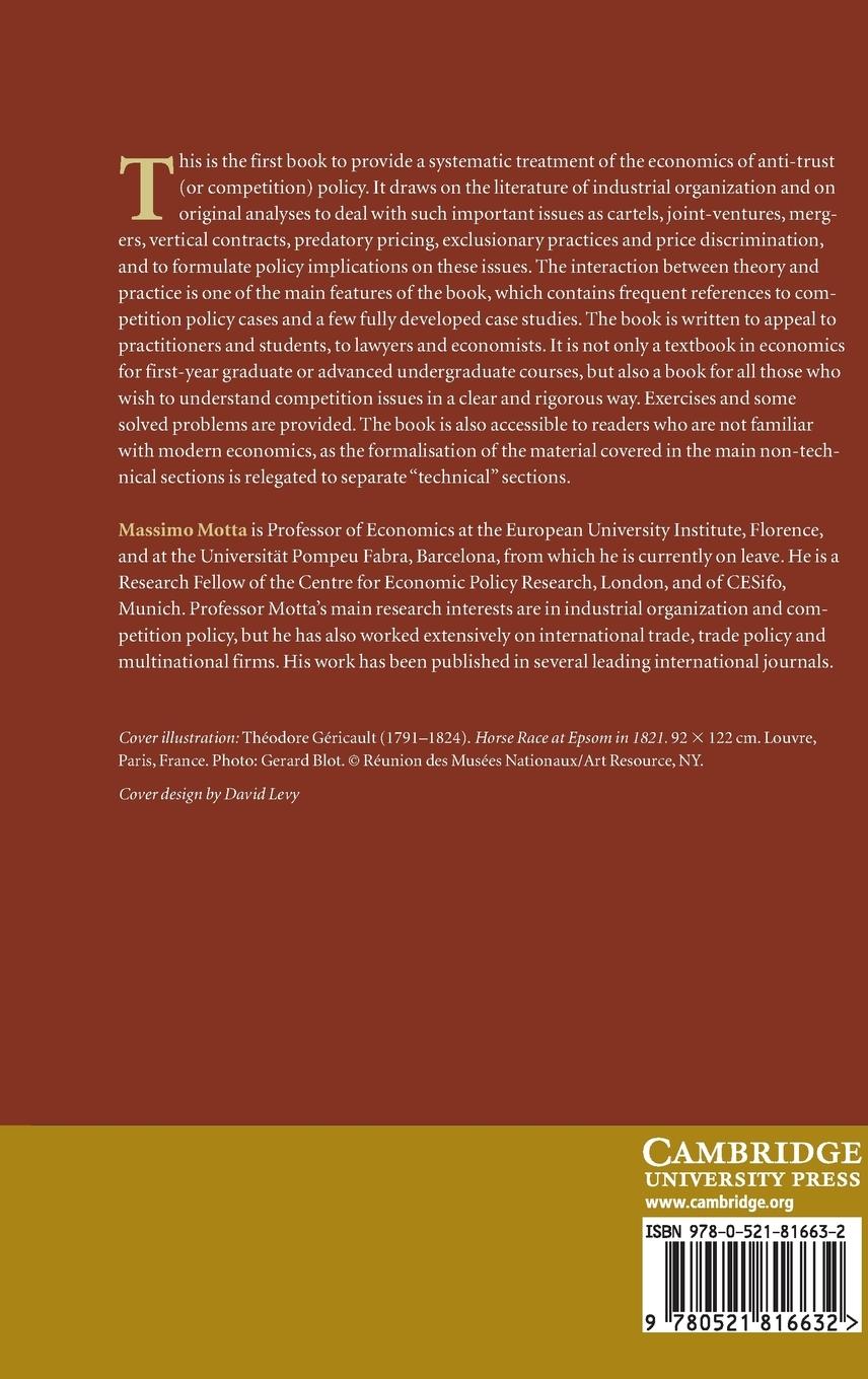 Rückseitencover Competition Policy