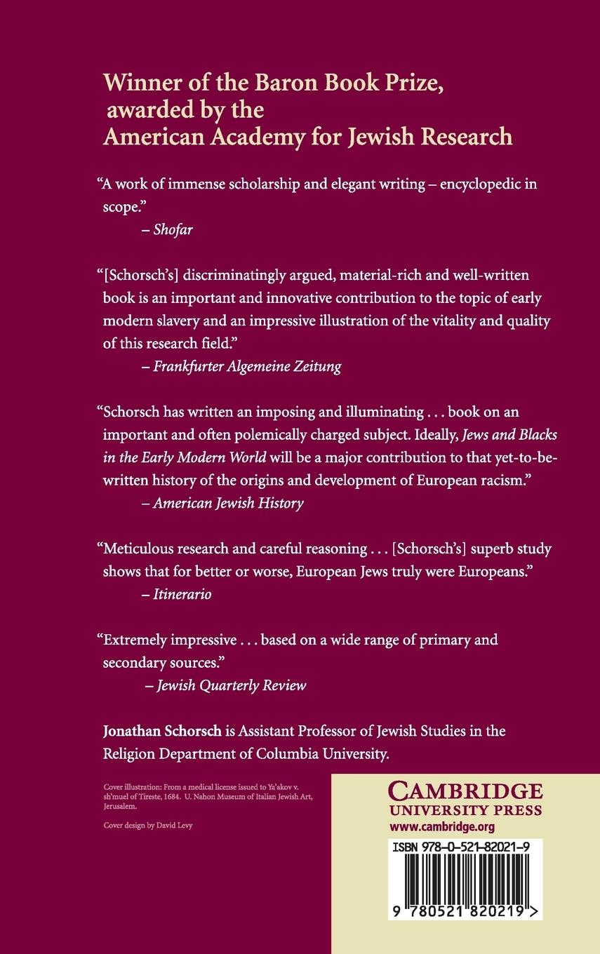 Rückseitencover Jews and Blacks in the Early Modern World