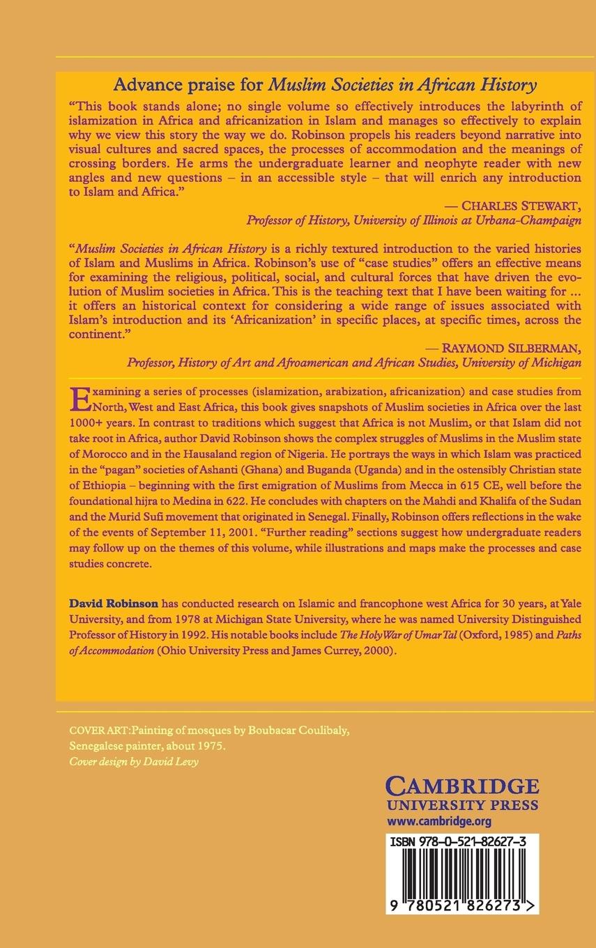 Rückseitencover Muslim Societies in African History