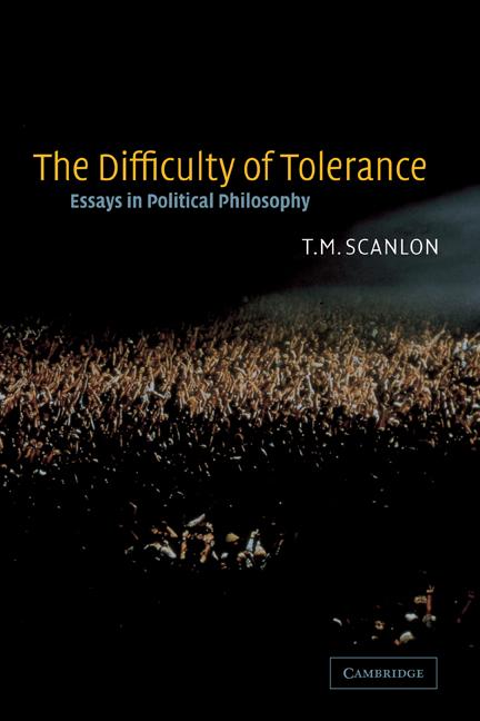 Vorderes Coverbild The Difficulty of Tolerance