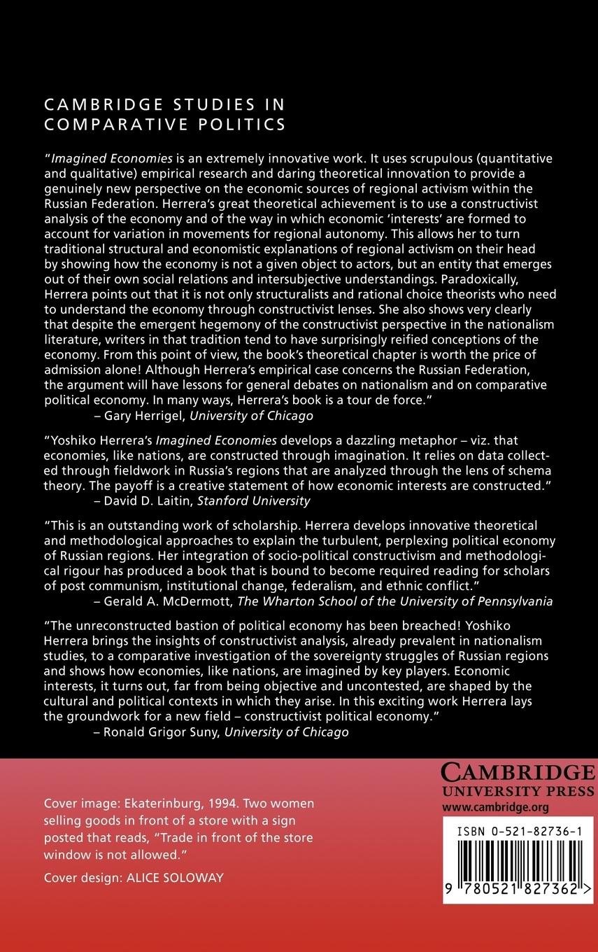 Rückseitencover Imagined Economies