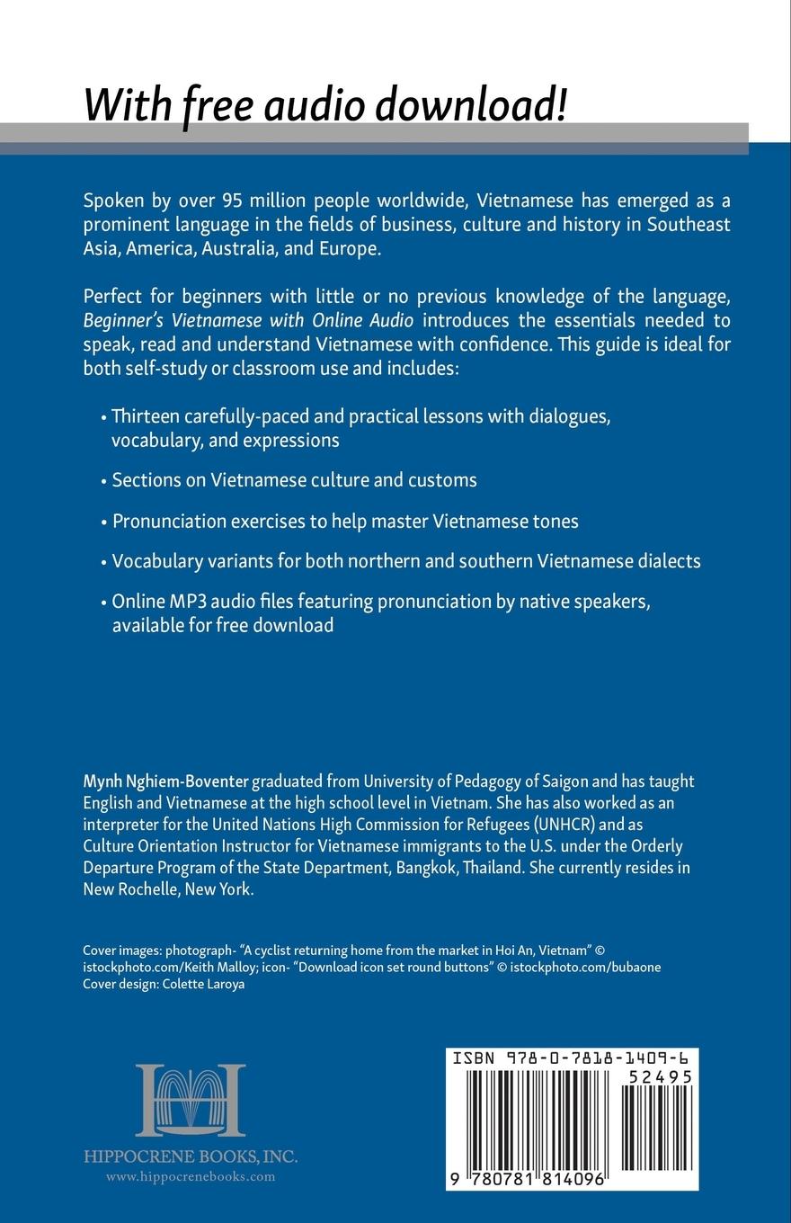 Rückseitencover Beginner's Vietnamese with Online Audio