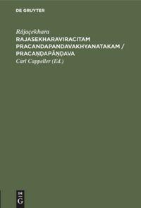 Vorderes Coverbild Rajasekharaviracitam Pracandapandavakhyanatakam / Praca¿¿ap¿¿¿ava