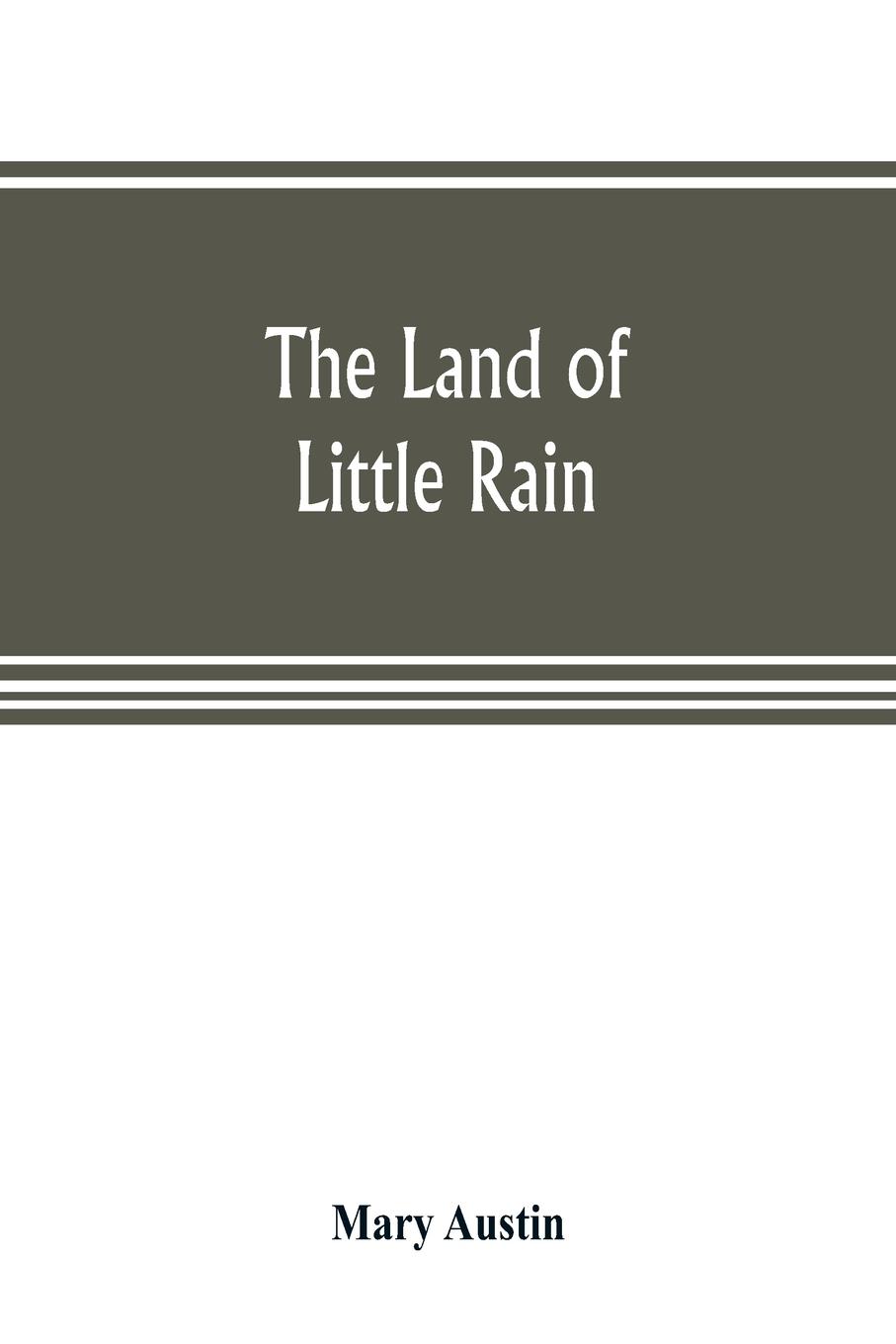 Vorderes Coverbild The land of little rain