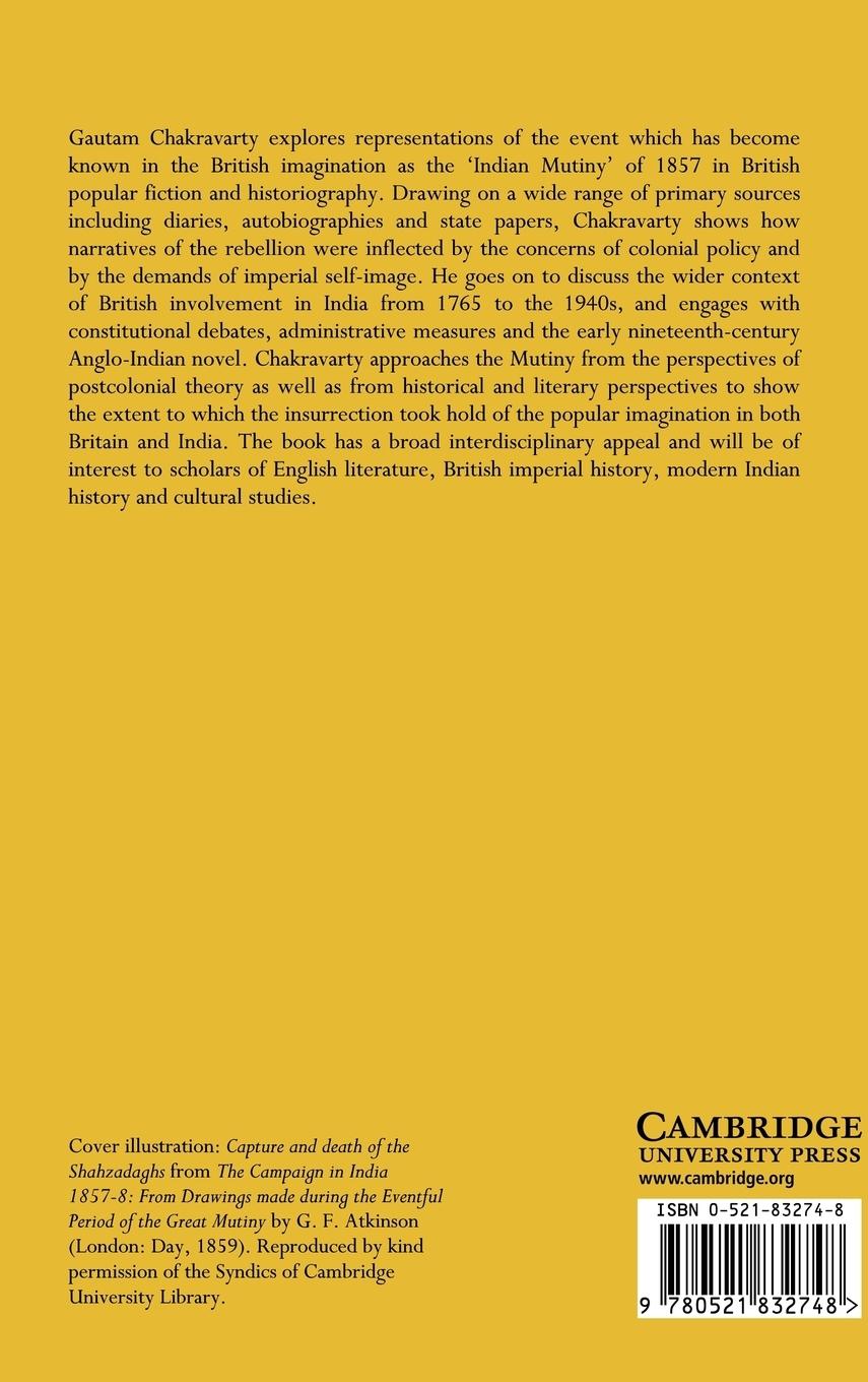 Rückseitencover The Indian Mutiny and the British Imagination
