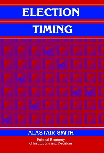 Vorderes Coverbild Election Timing