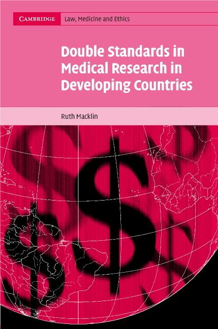 Vorderes Coverbild Double Standards in Medical Research in Developing             Countries