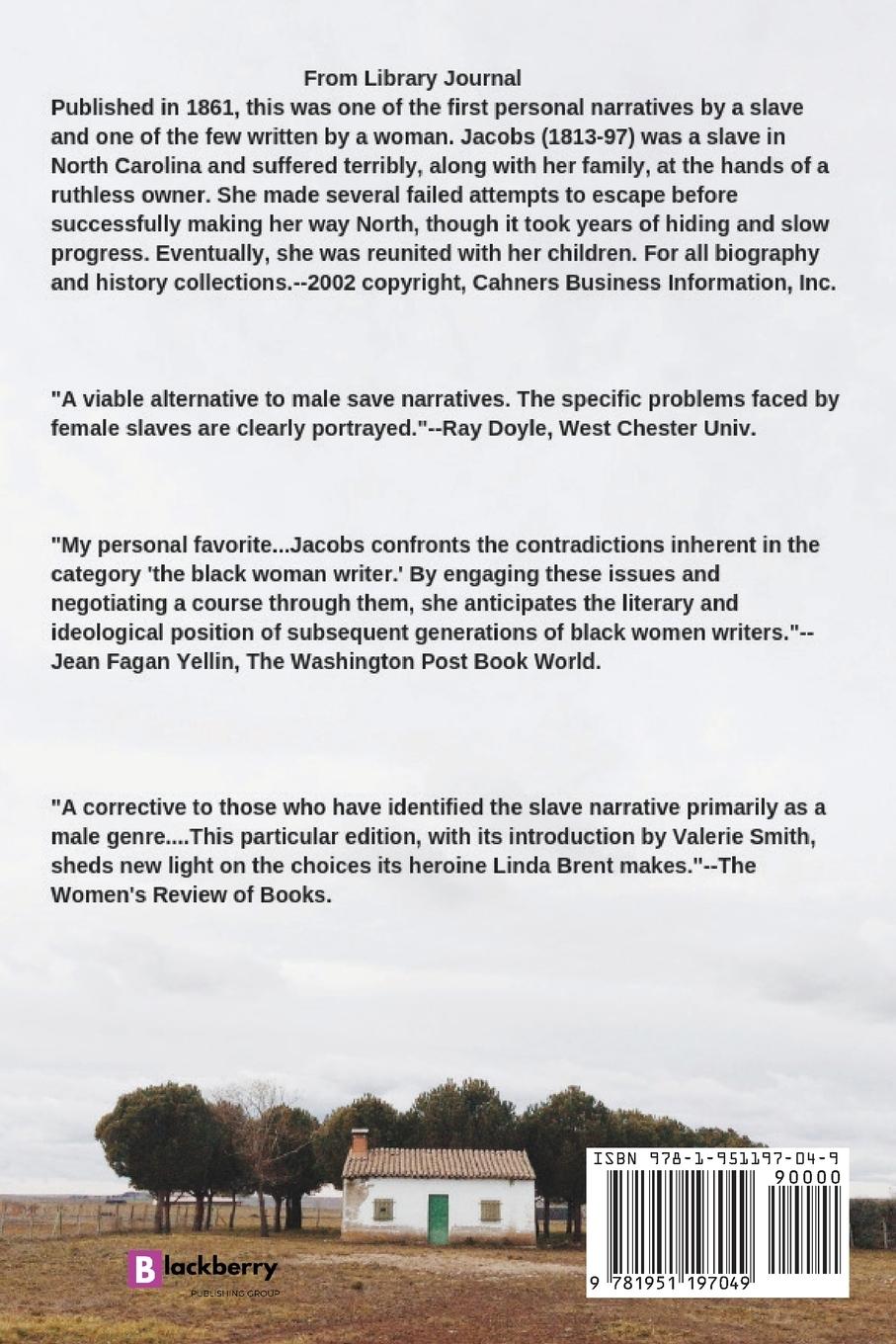 Rückseitencover Incidents in the Life of a Slave Girl