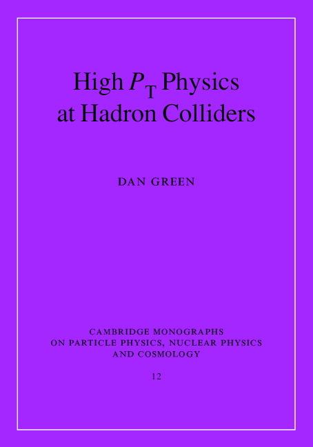 Vorderes Coverbild High Pt Physics at Hadron Colliders