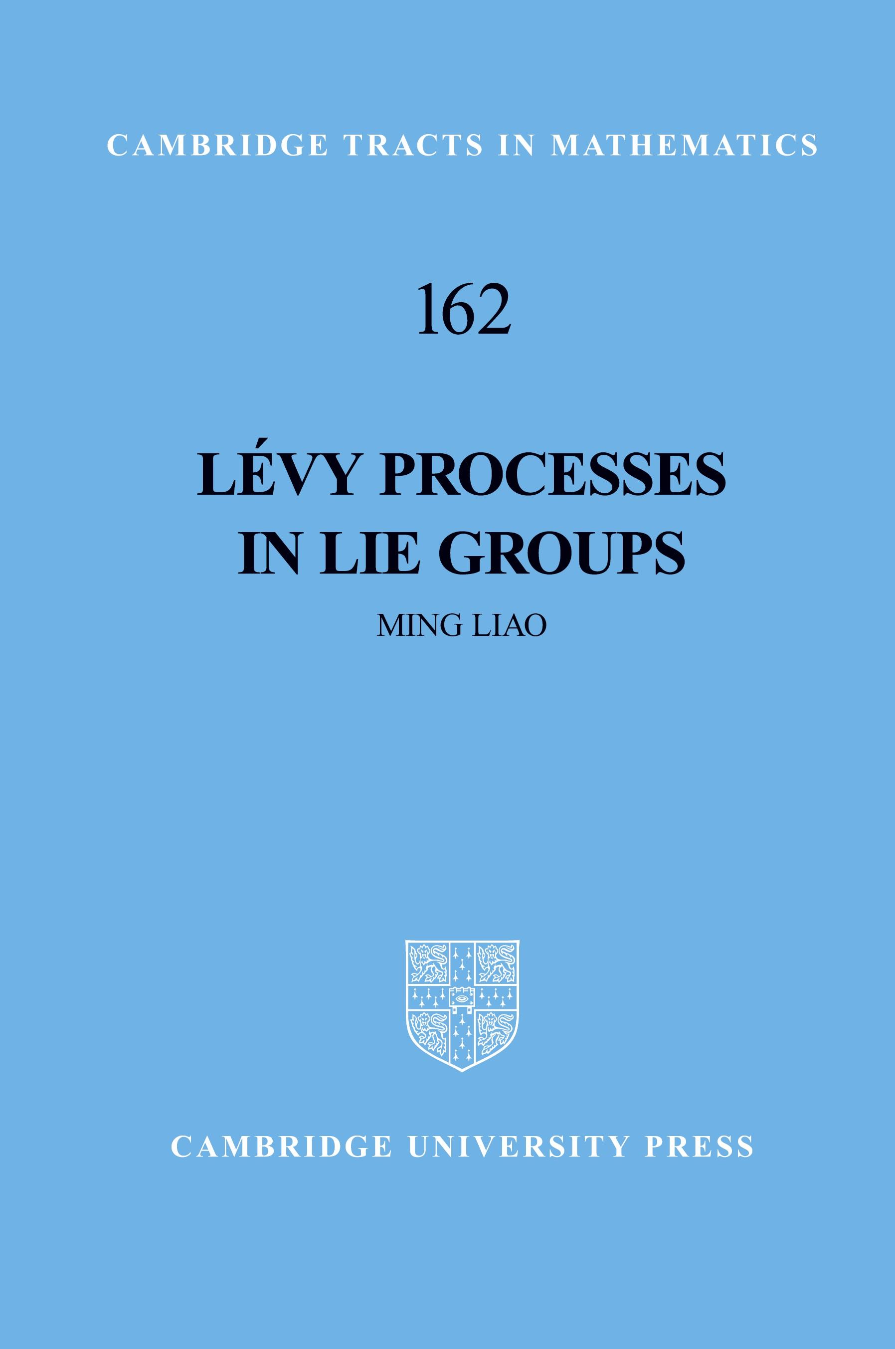 Vorderes Coverbild Levy Processes in Lie Groups