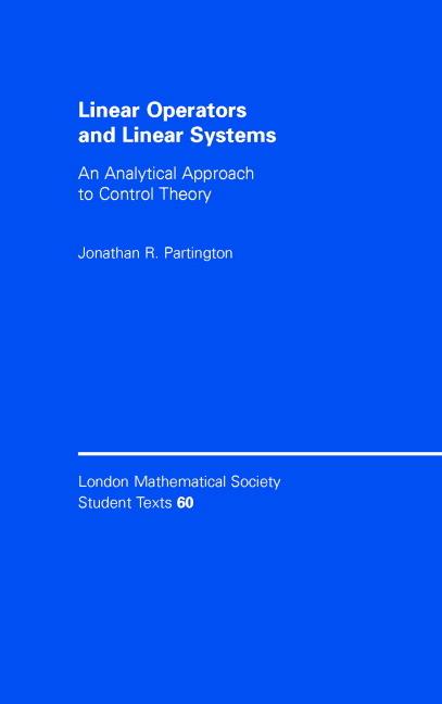 Vorderes Coverbild Linear Operators and Linear Systems