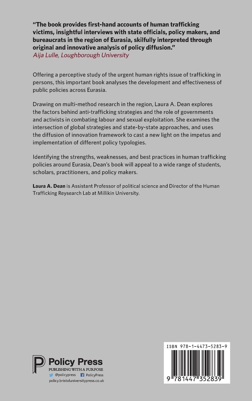 Rückseitencover Diffusing Human Trafficking Policy in Eurasia