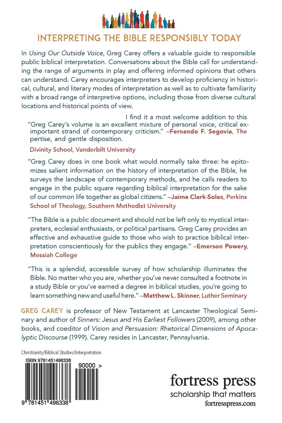 Rückseitencover Using Our Outside Voice