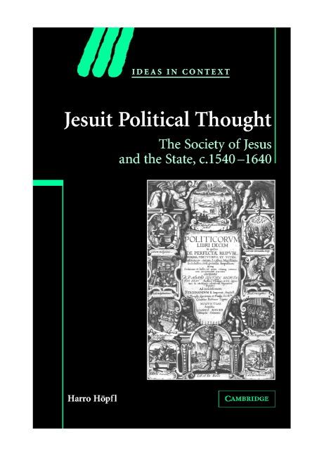 Vorderes Coverbild Jesuit Political Thought