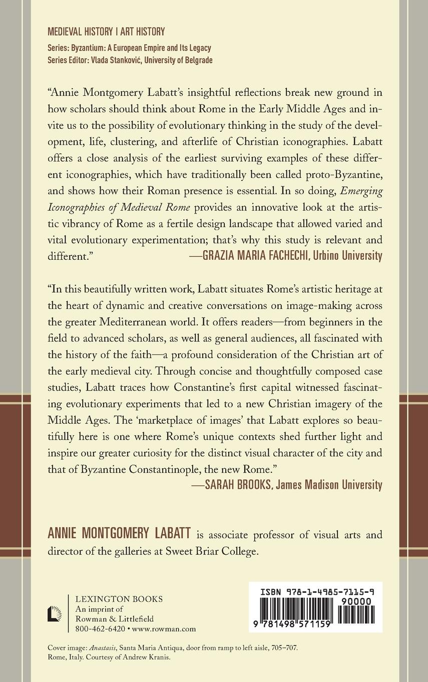 Rückseitencover Emerging Iconographies of Medieval Rome