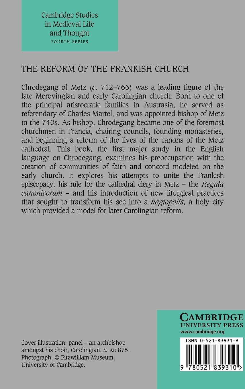 Rückseitencover The Reform of the Frankish Church