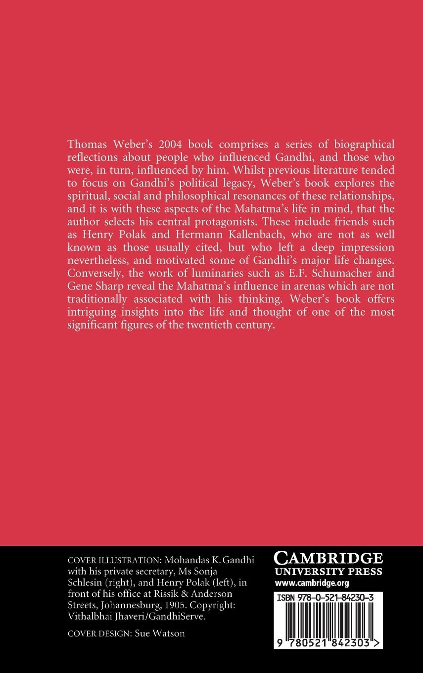 Rückseitencover Gandhi as Disciple and Mentor