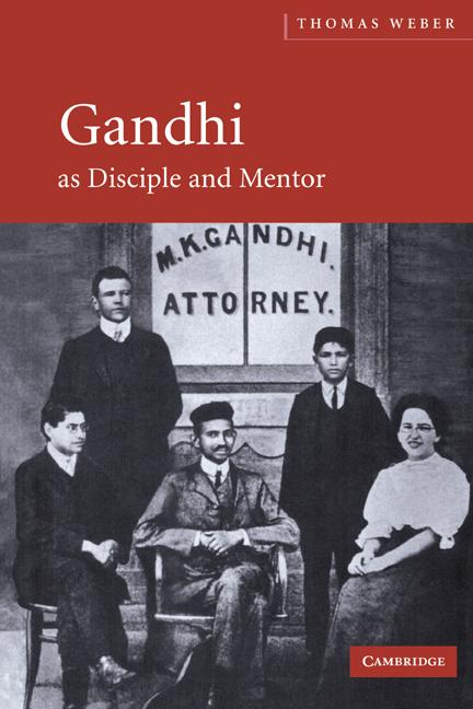 Vorderes Coverbild Gandhi as Disciple and Mentor
