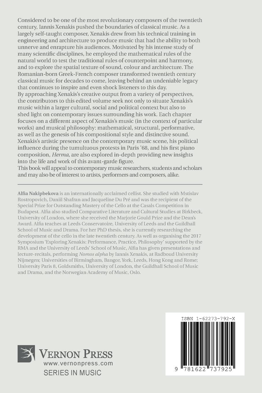 Rückseitencover Exploring Xenakis