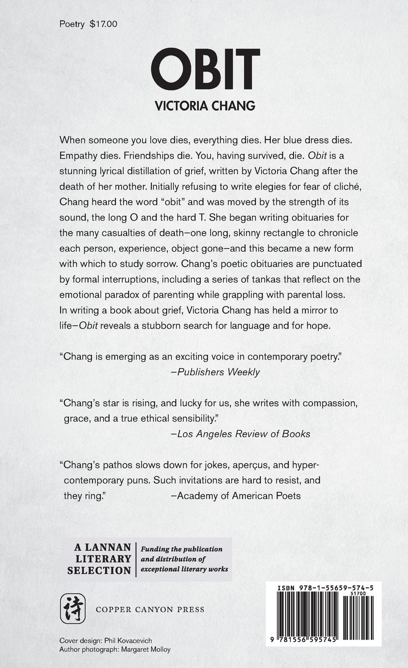 Rückseitencover Obit