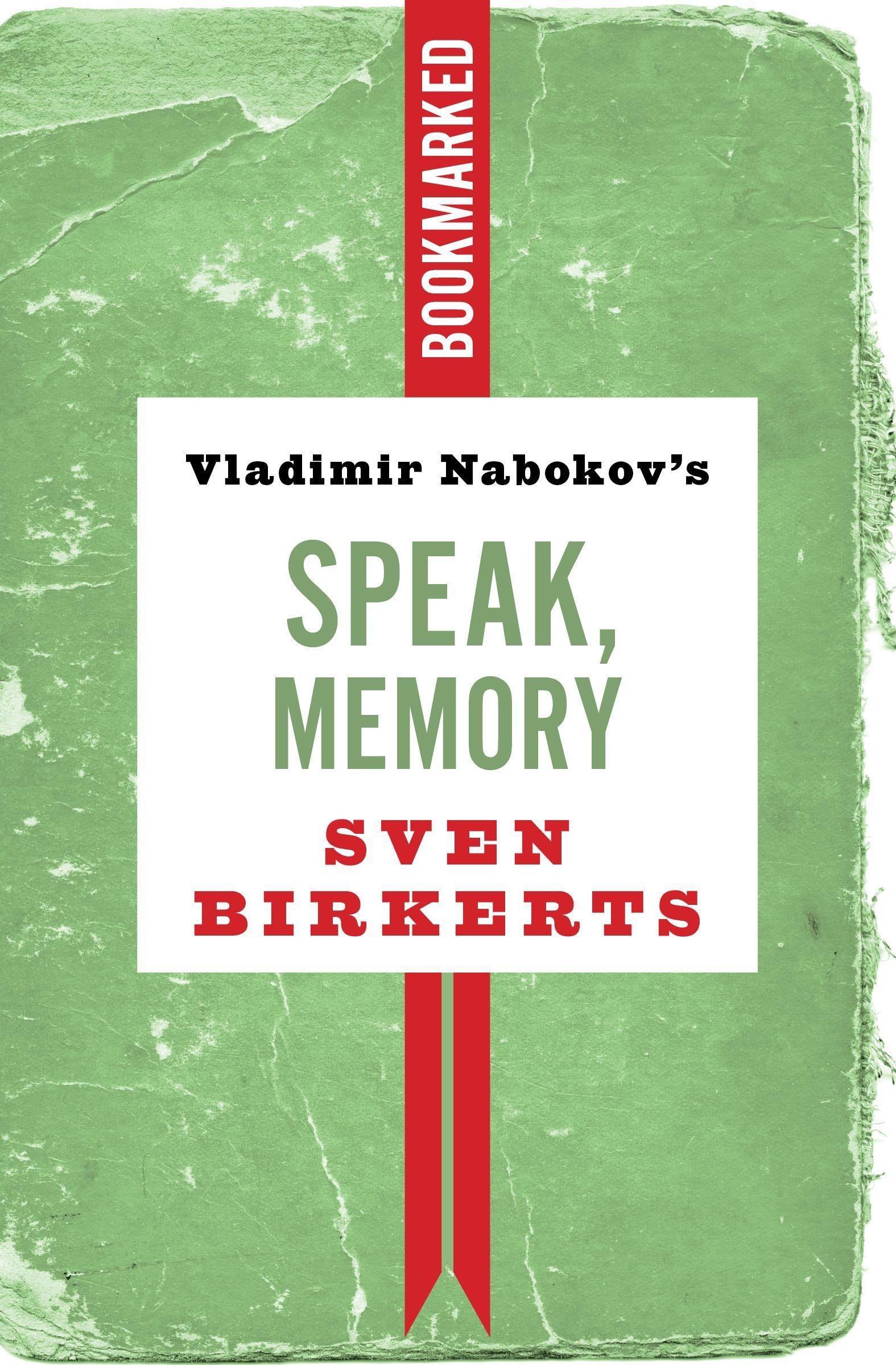 Vorderes Coverbild Vladimir Nabokov's Speak, Memory: Bookmarked