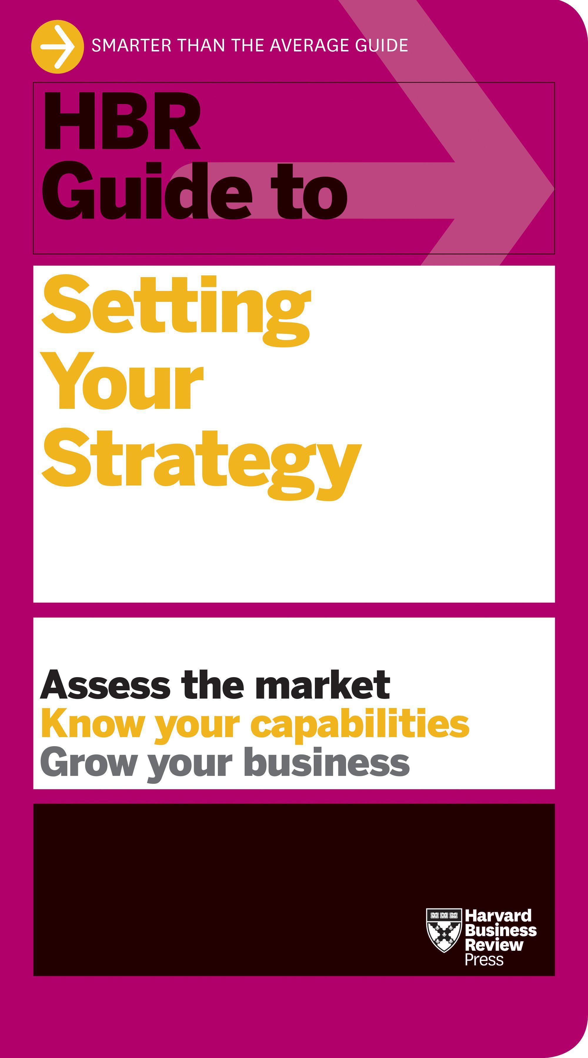 Vorderes Coverbild HBR Guide to Setting Your Strategy