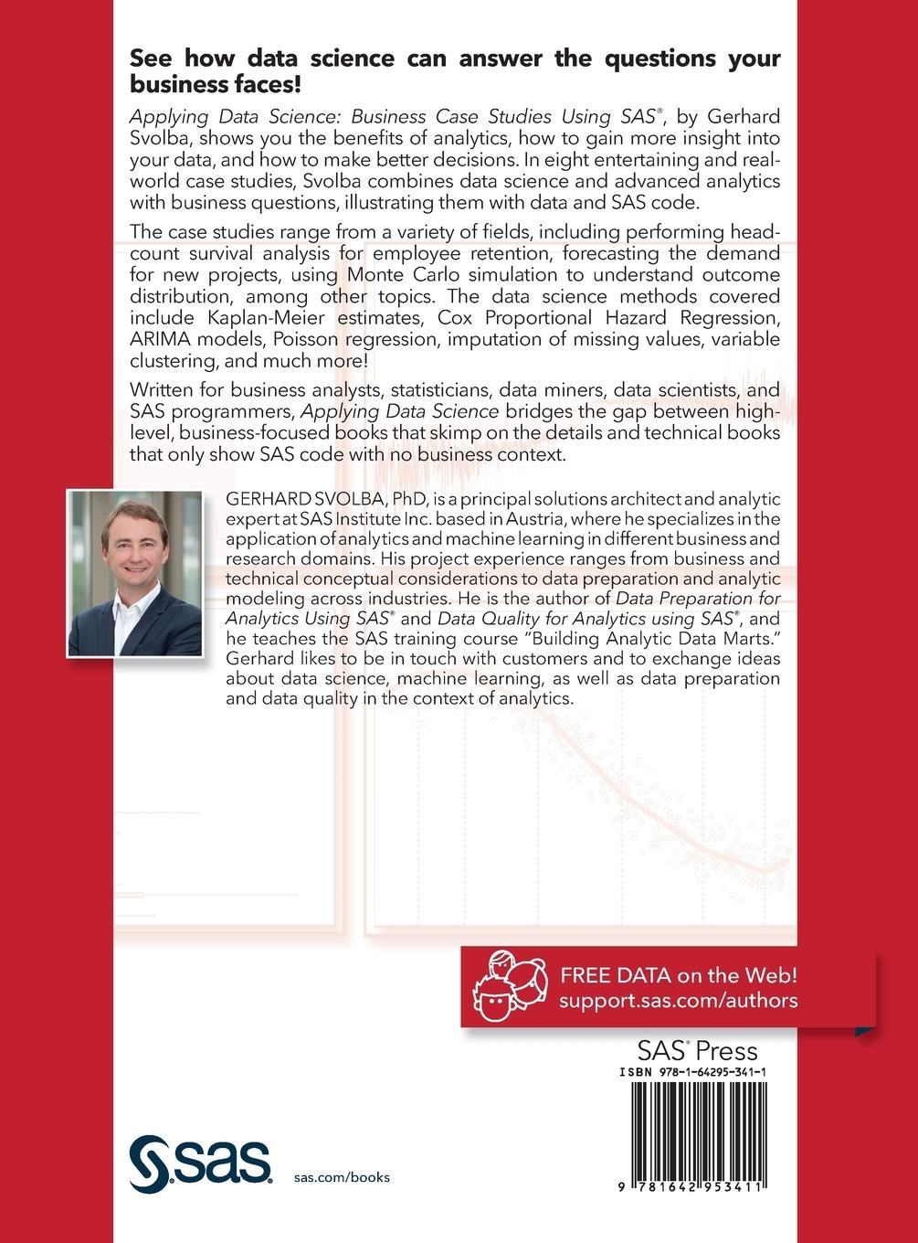 Rückseitencover Applying Data Science