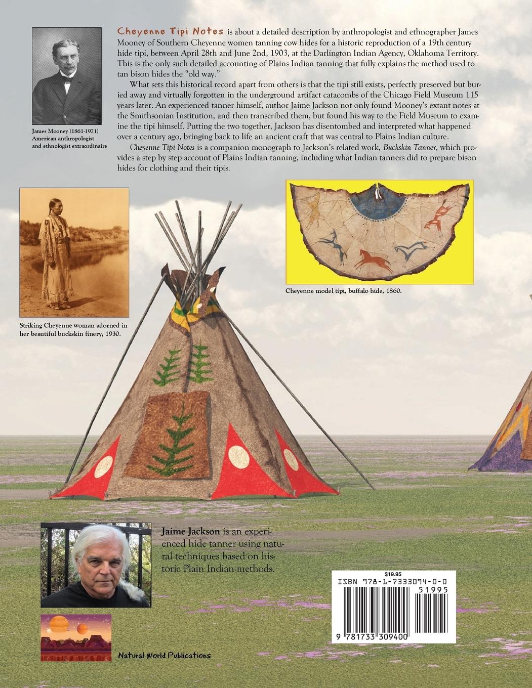 Rückseitencover Cheyenne Tipi Notes
