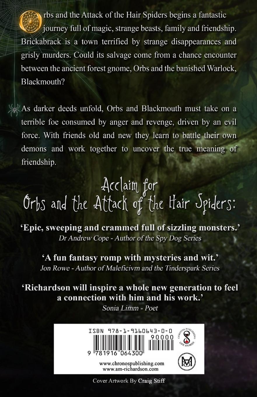 Rückseitencover Orbs and the Attack of the Hair Spiders