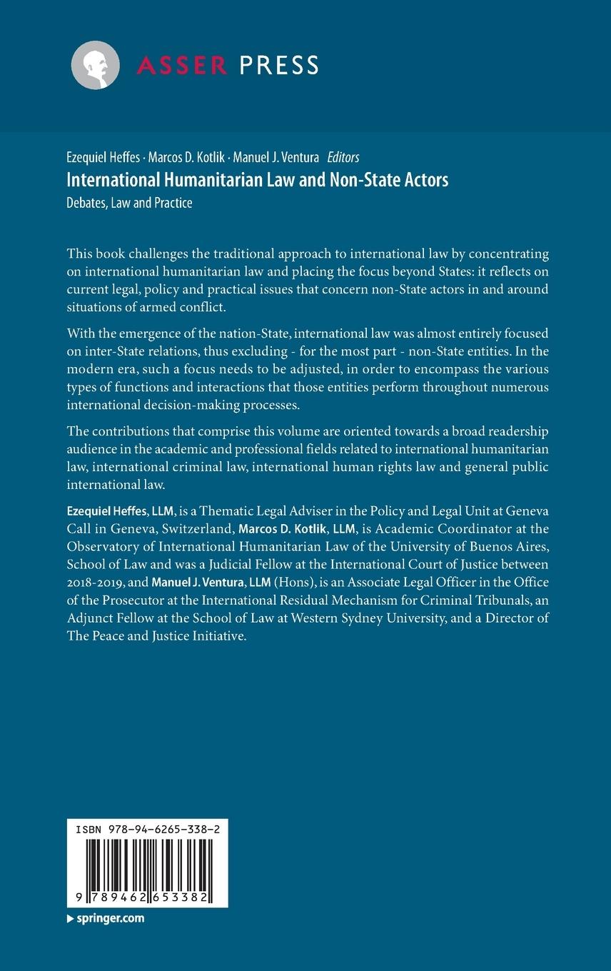 Rückseitencover International Humanitarian Law and Non-State Actors