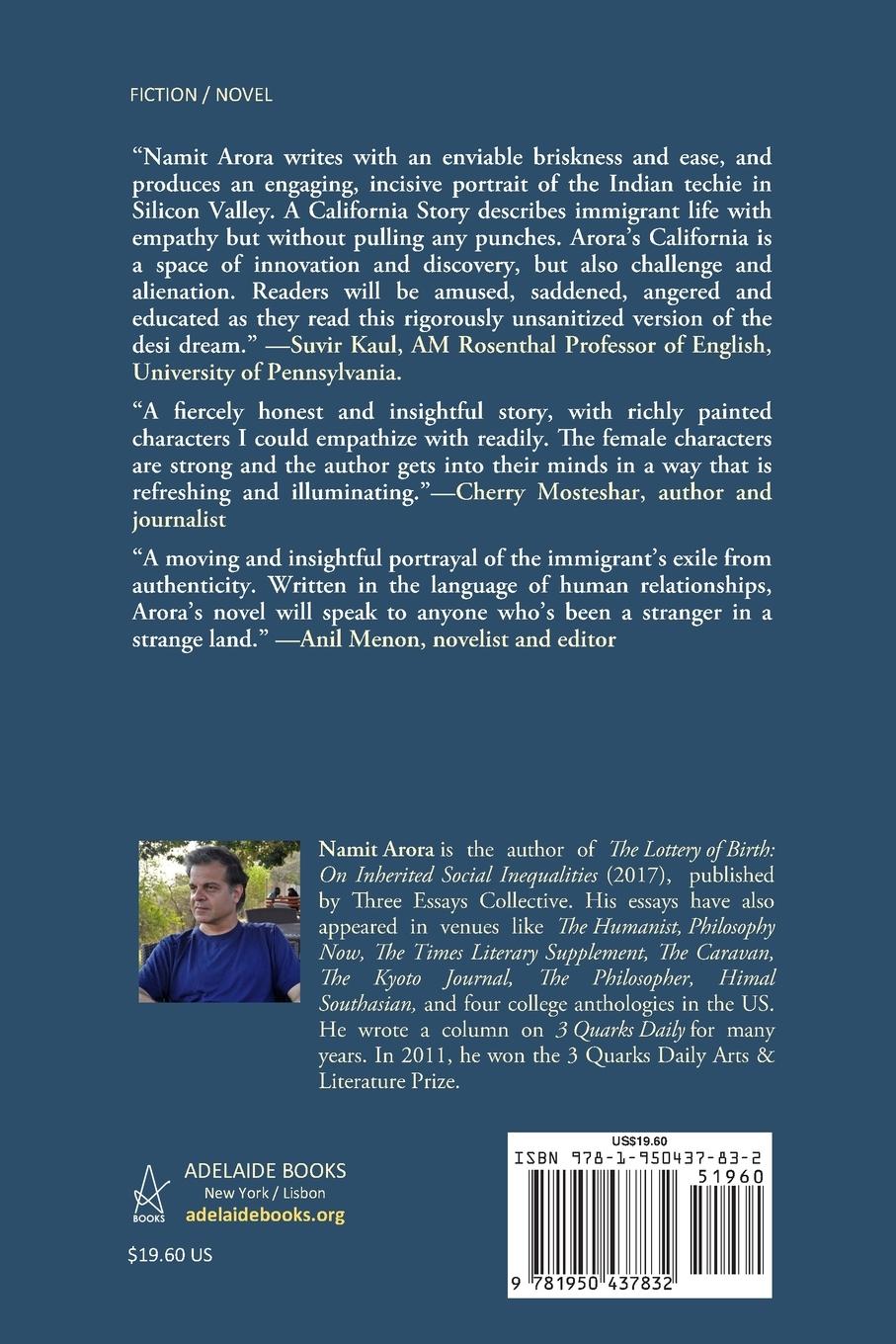 Rückseitencover A California Story